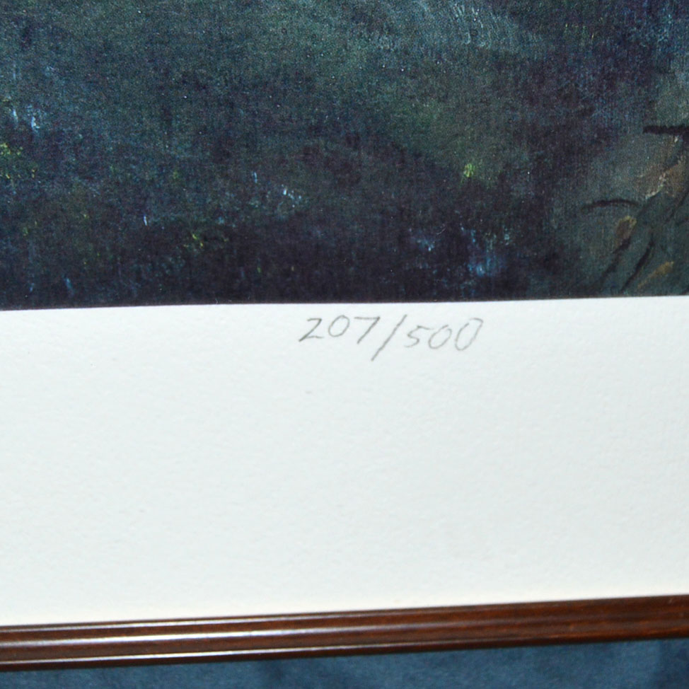 Jennifer Ann Brashear "Riverview Reflections" Offset Lithogaph