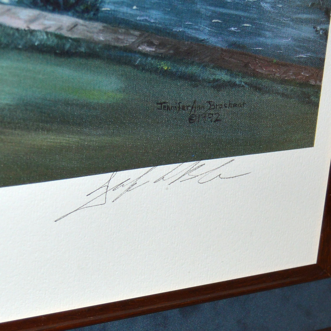 Jennifer Ann Brashear "Riverview Reflections" Offset Lithogaph