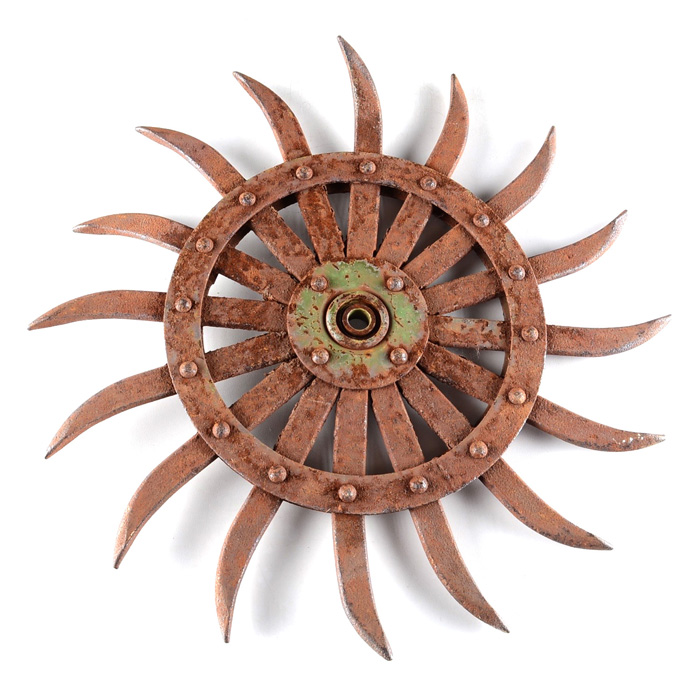 Cast Iron Metal Plow Blade Spike Tiller