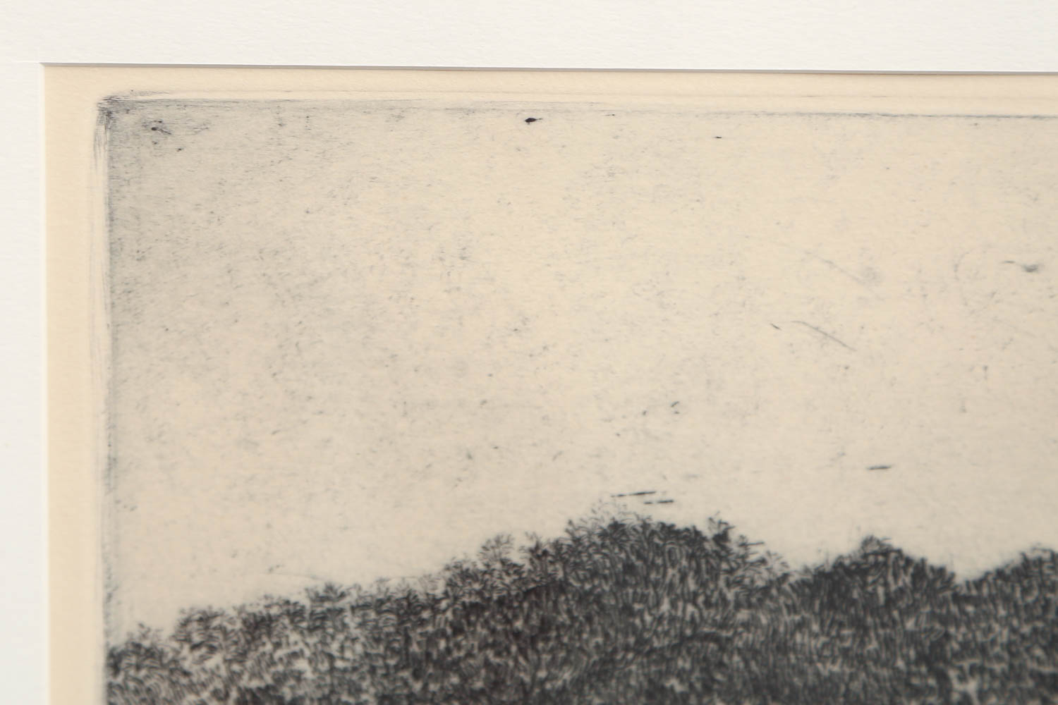 Robert Bero "Winter West Rock" Signed Limited Edition Aquatint Etching