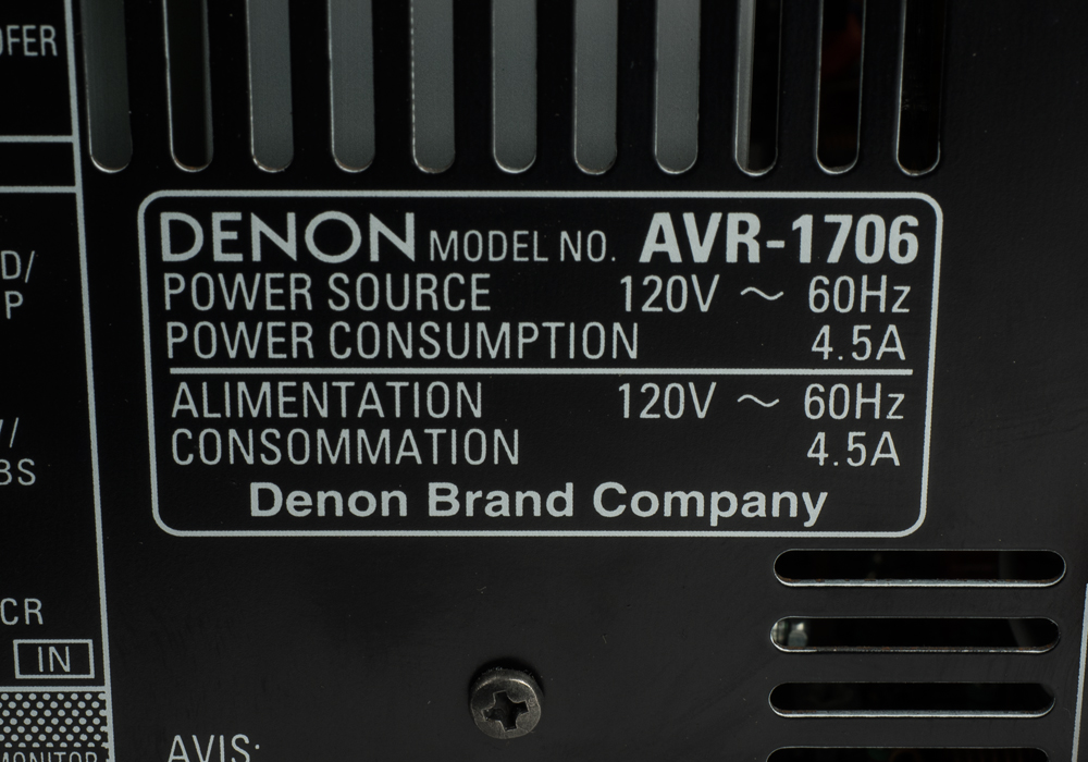 Denon Multi Zone Receiver