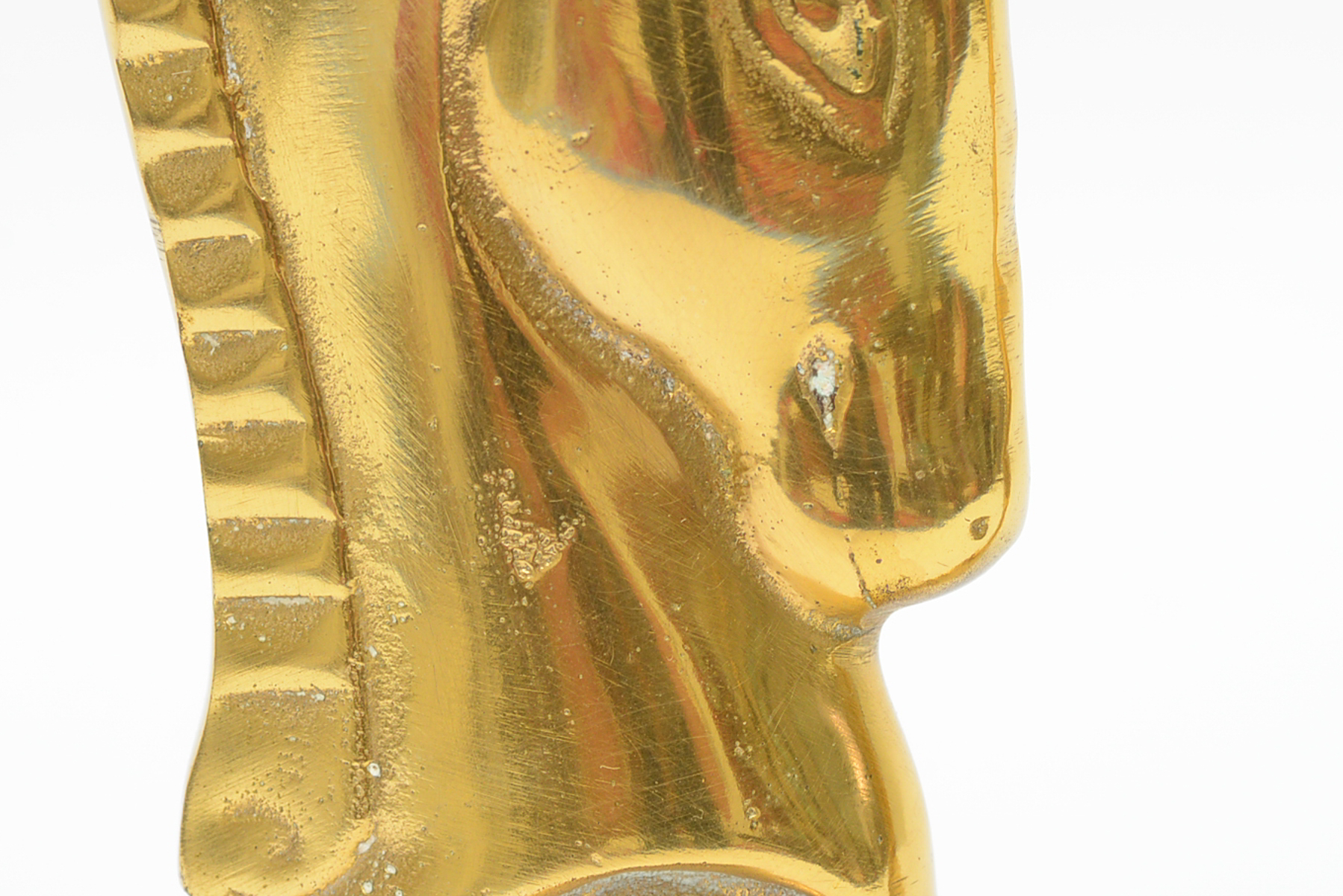 Pair of Vintage Brass Knight Bookends