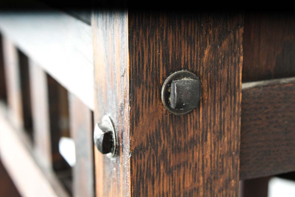 Sessions Arts and Crafts Mission Oak Grandfather Clock