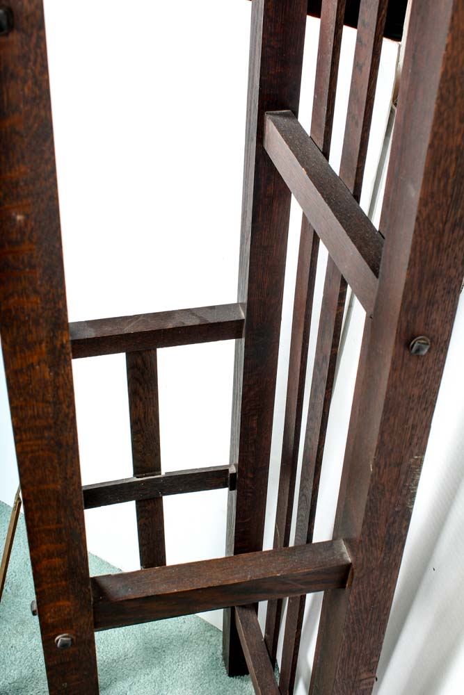 Sessions Arts and Crafts Mission Oak Grandfather Clock