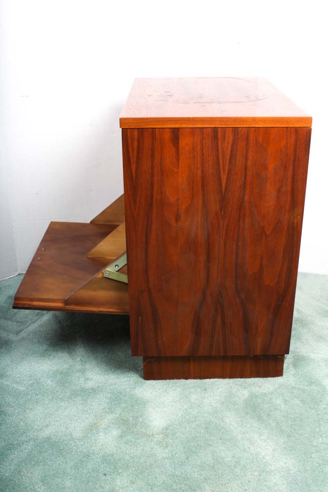 Mid Century Record Storage Cabinet