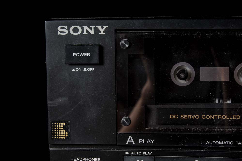 Vintage Ultralinear Speakers, Sony Stereo Set and Bookshelf