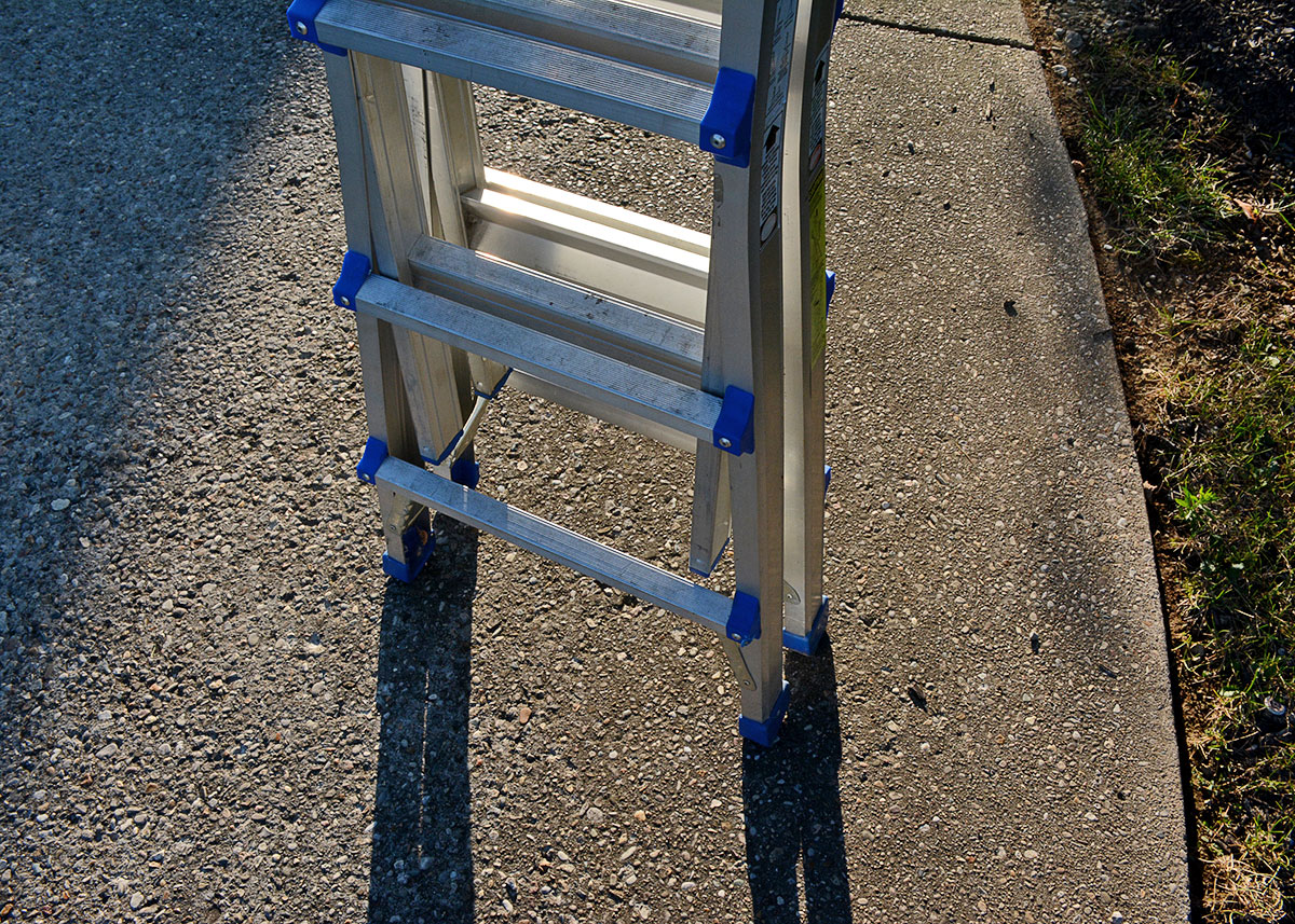 Costco "World's Greatest" Ladder with Blue Accents