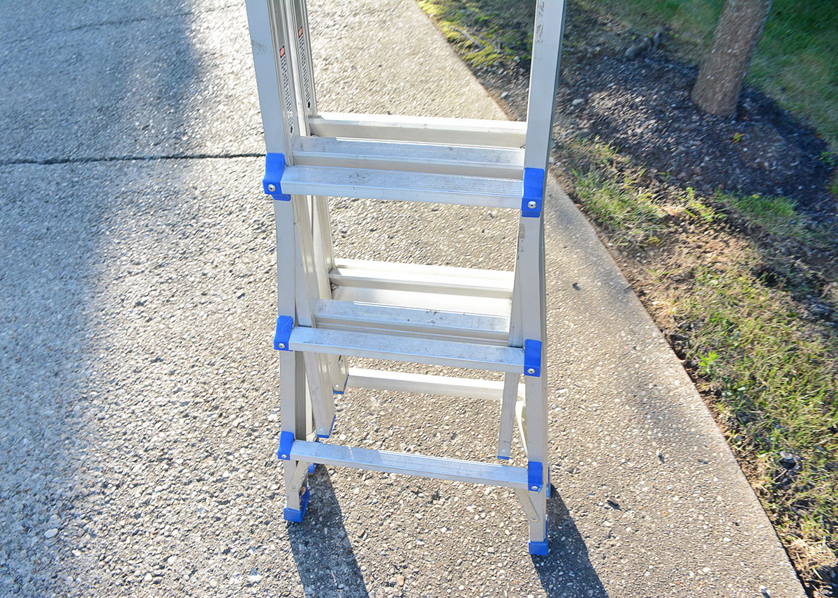 Costco "World's Greatest" Ladder with Blue Accents
