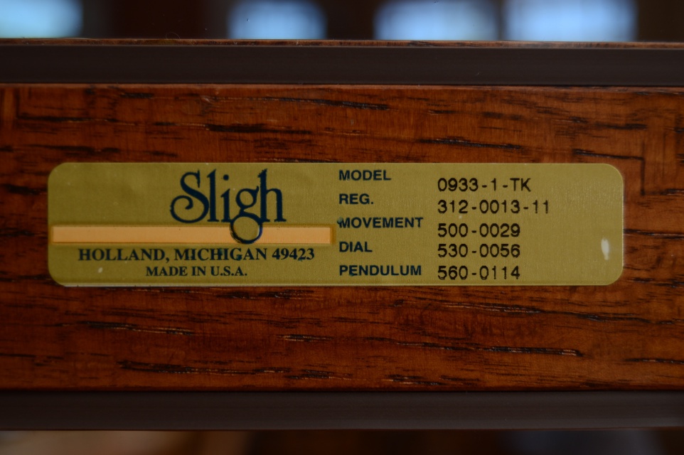 Sligh "Bob Timberlake" Mission Style Grandfather Clock