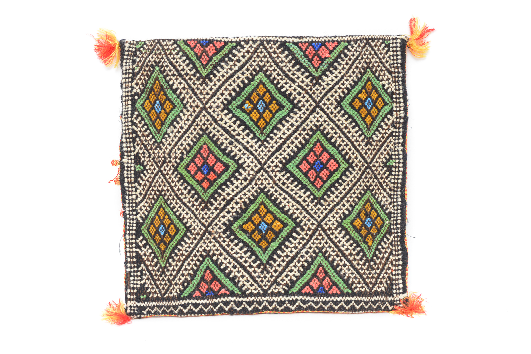 Pair of Moroccan Handmade Textile Pillowcases