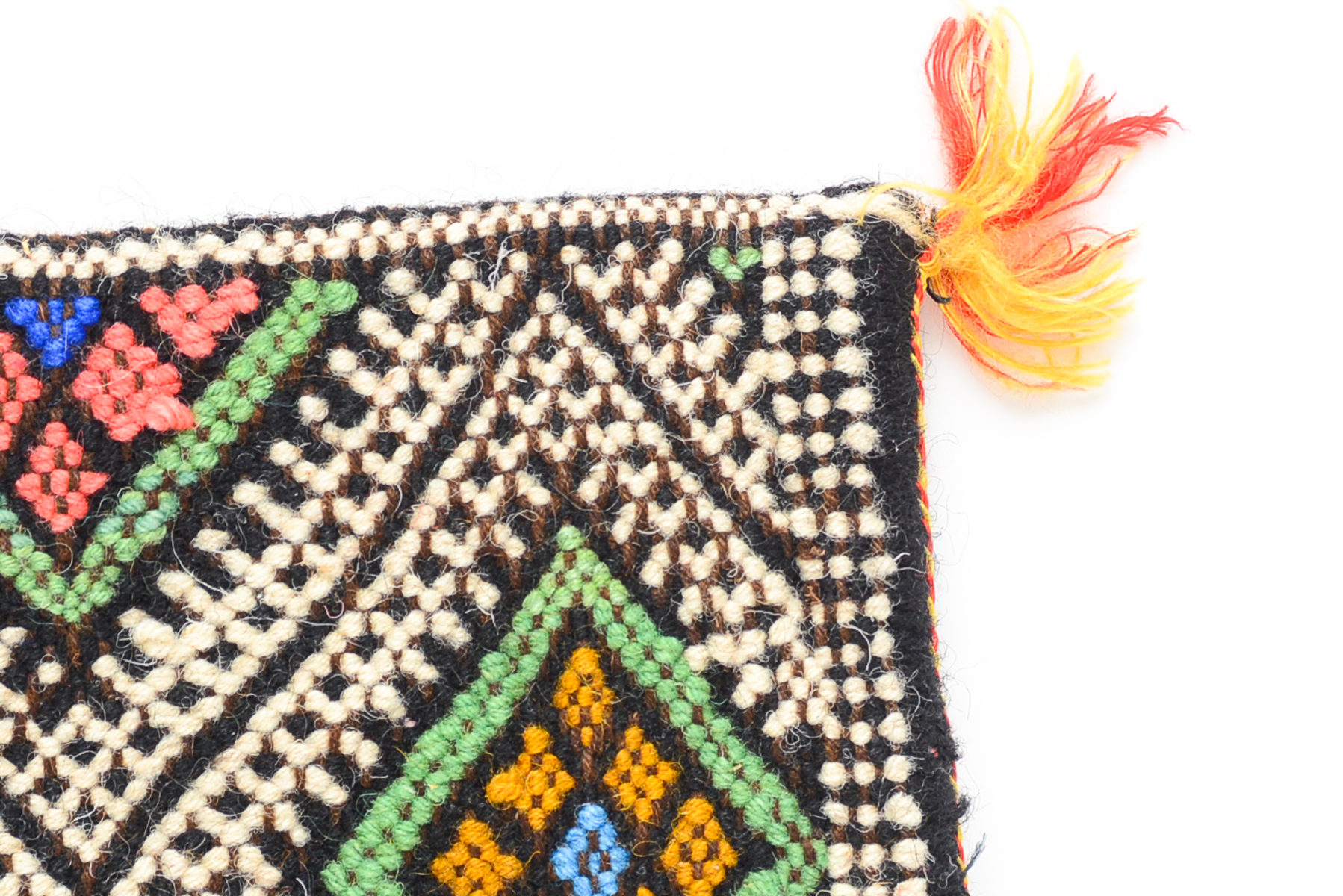 Pair of Moroccan Handmade Textile Pillowcases