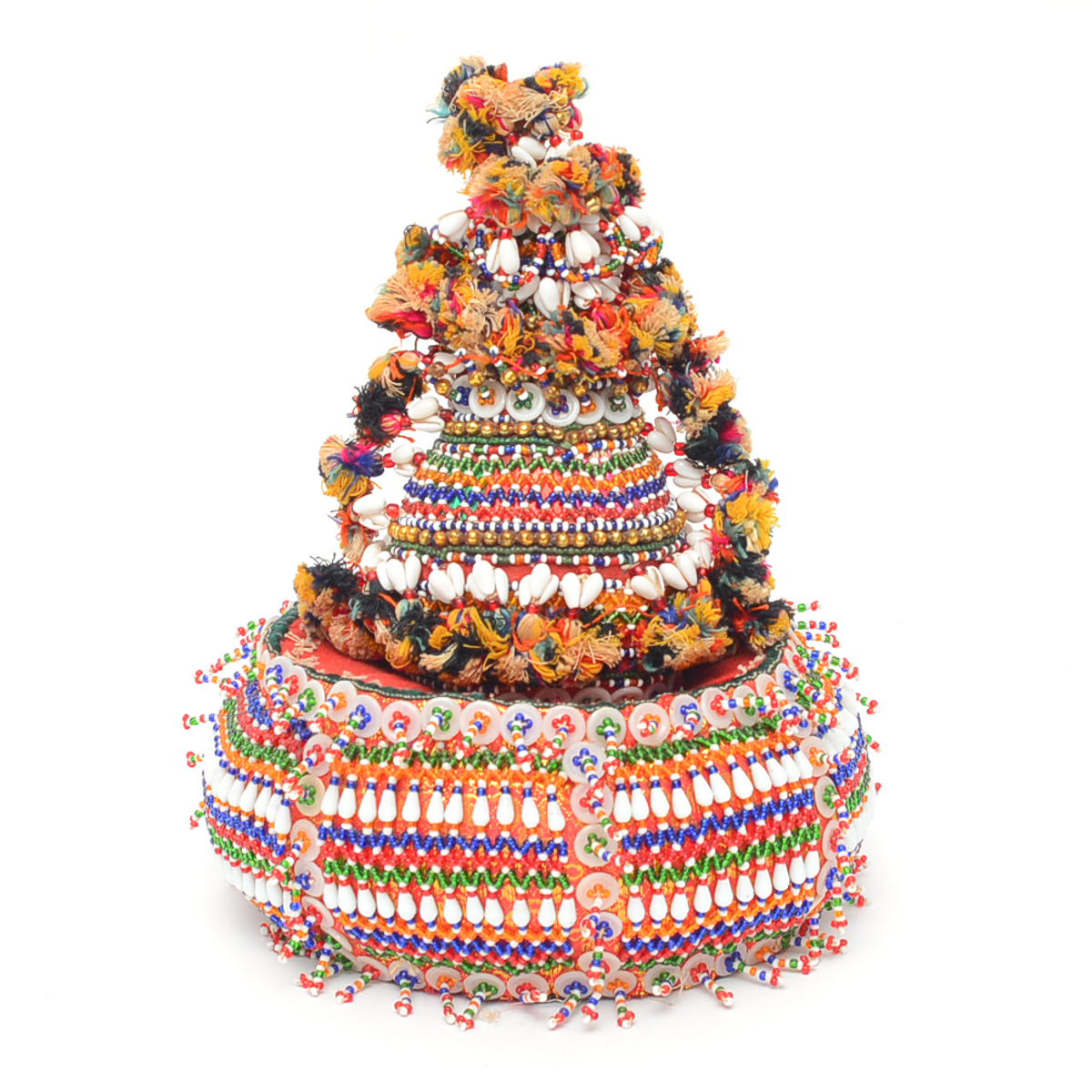 Collection of Tribal Ceremonial Bead Work Pieces