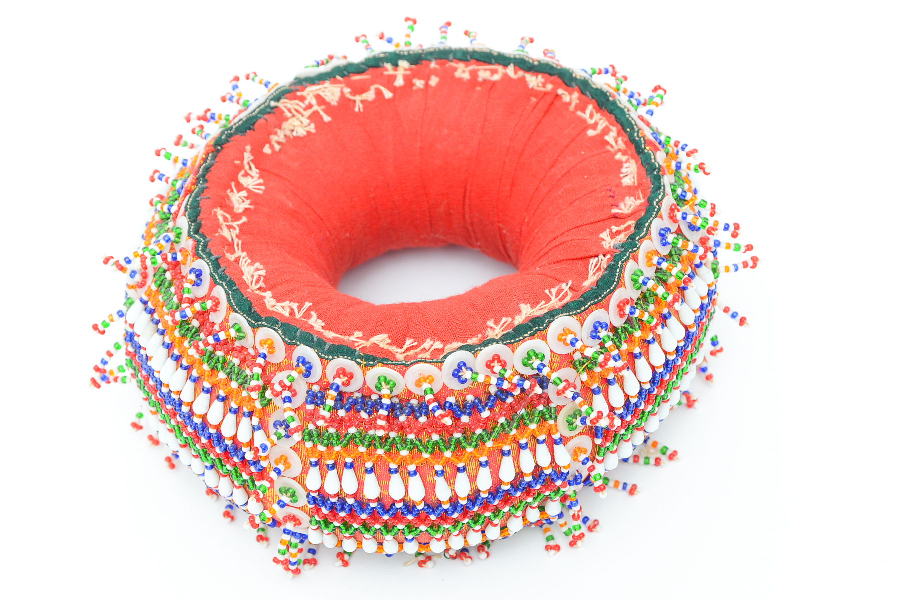 Collection of Tribal Ceremonial Bead Work Pieces