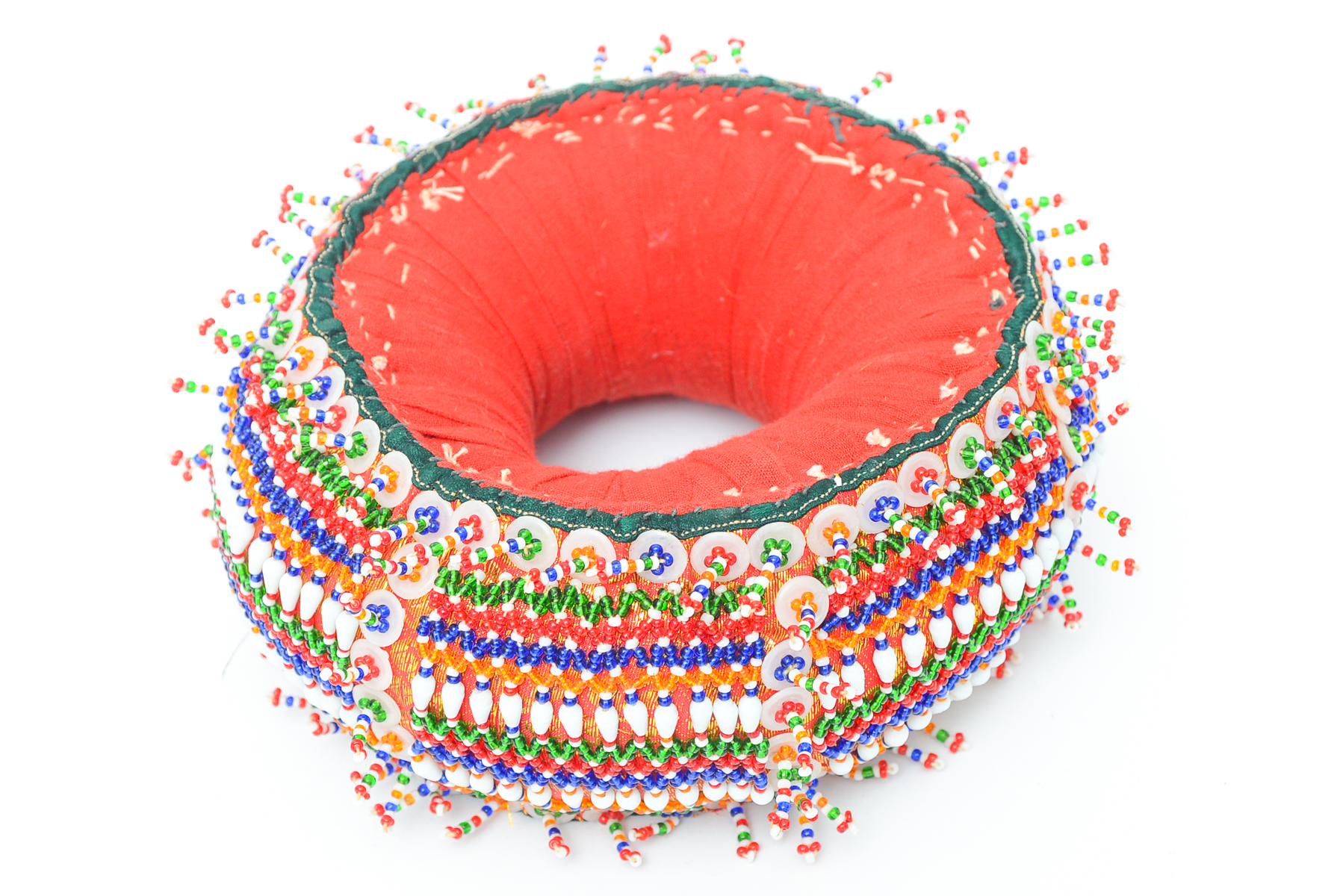 Collection of Tribal Ceremonial Bead Work Pieces