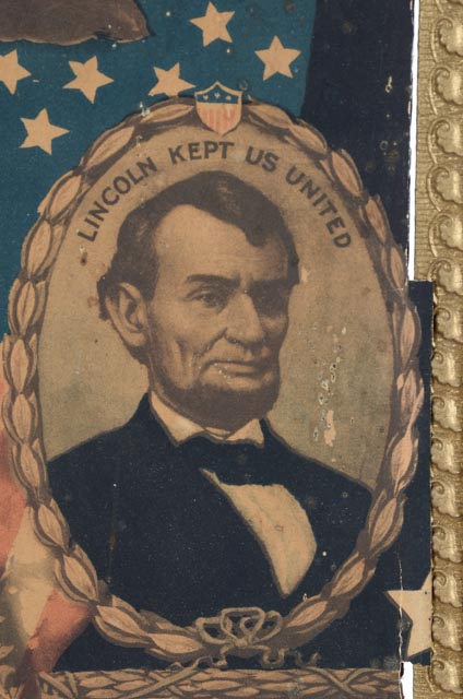 1917 Woodrow Wilson Framed Campaign Poster