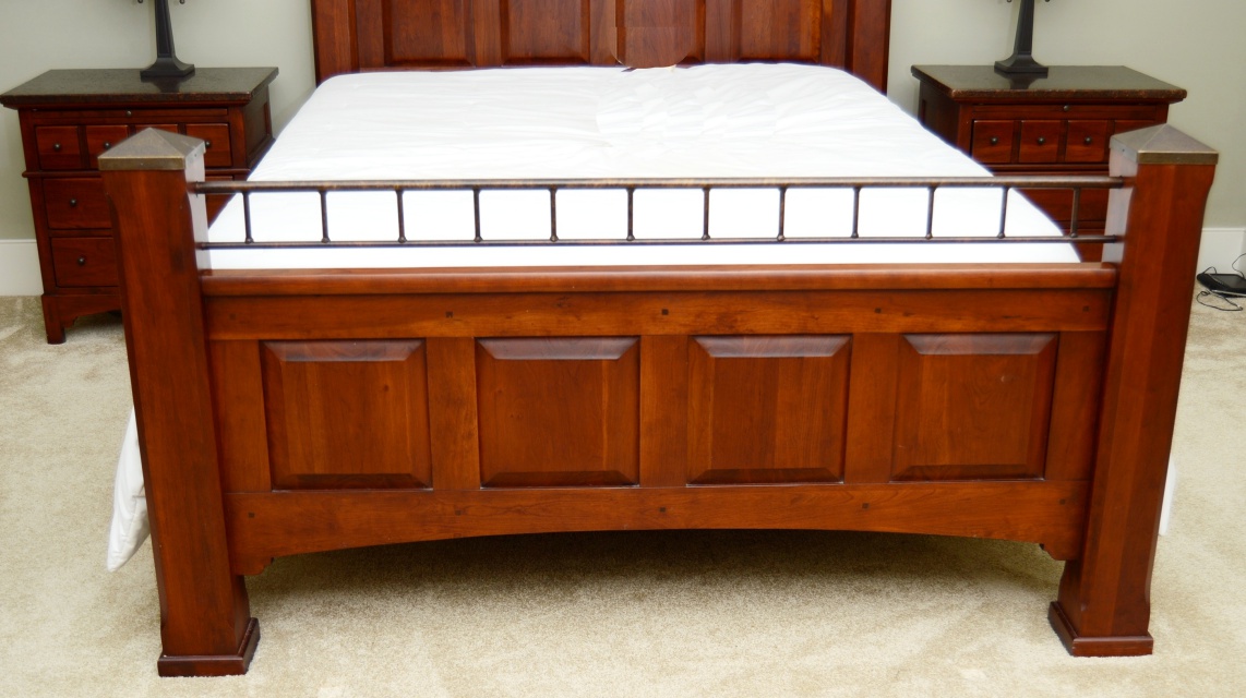Lexington Arts and Crafts Collection Bed Frame and Nightstands
