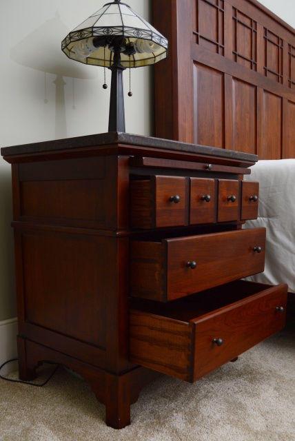 Lexington Arts and Crafts Collection Bed Frame and Nightstands