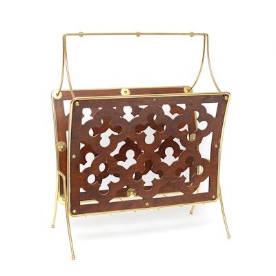 Vintage 1960s Magazine Holder Vintage 1960s Magazine Holder