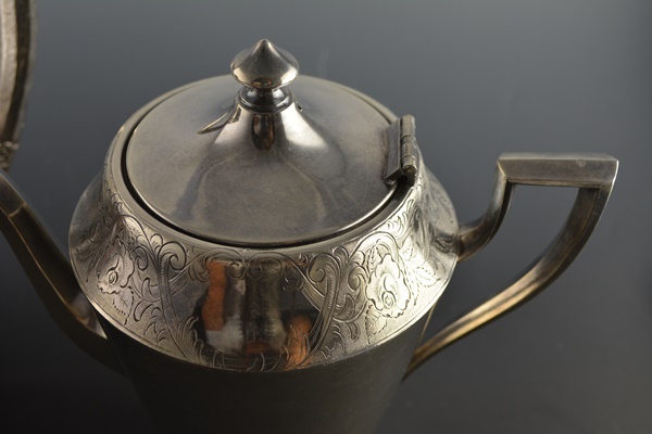 Silver Plated Rogers Teapot and Community Pitcher