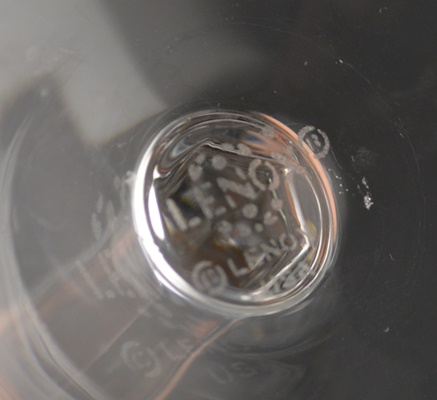 Lenox Crystal Clarity Gold Rim Wine Glasses