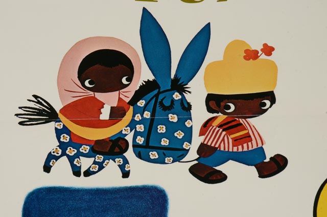 Unframed 1977 Original Disney Theatrical Re-Release Poster "The Three Caballeros"