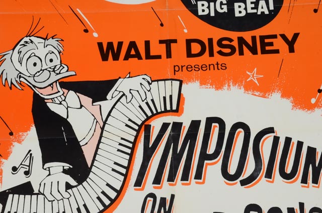Original 1962 One-Sheet Theatrical Poster for Walt Disney's "Symposium on Popular Songs"