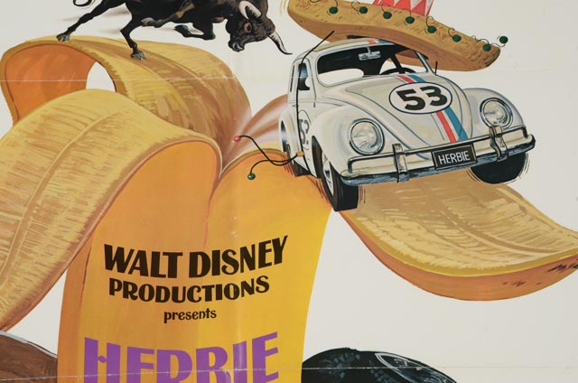 1980 Original Style B One-Sheet Theatrical Release Movie Poster for Herbie Goes Bananas