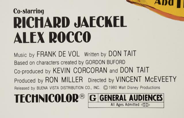 1980 Original Style B One-Sheet Theatrical Release Movie Poster for Herbie Goes Bananas