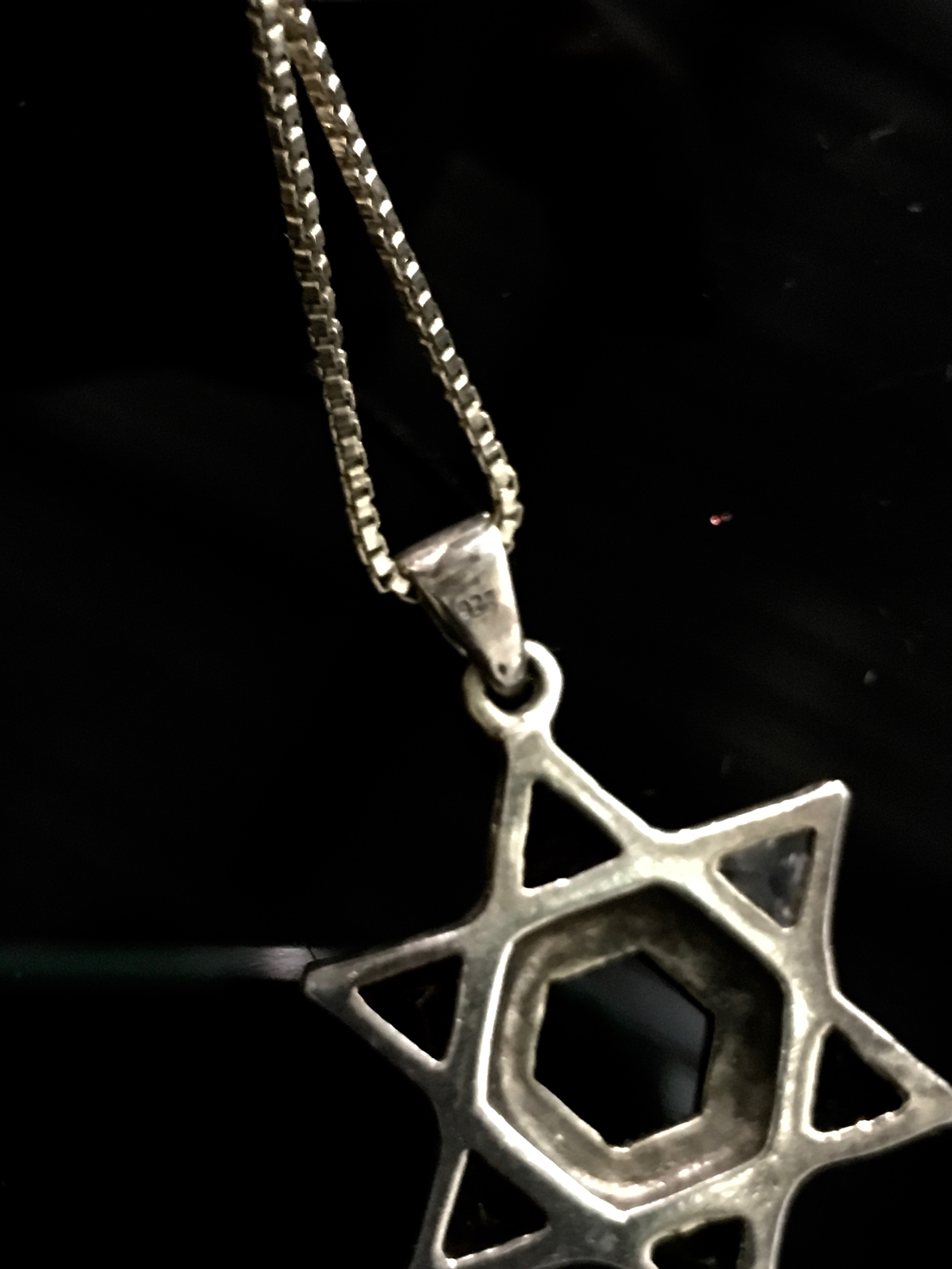 Sterling Silver Star of David Necklace