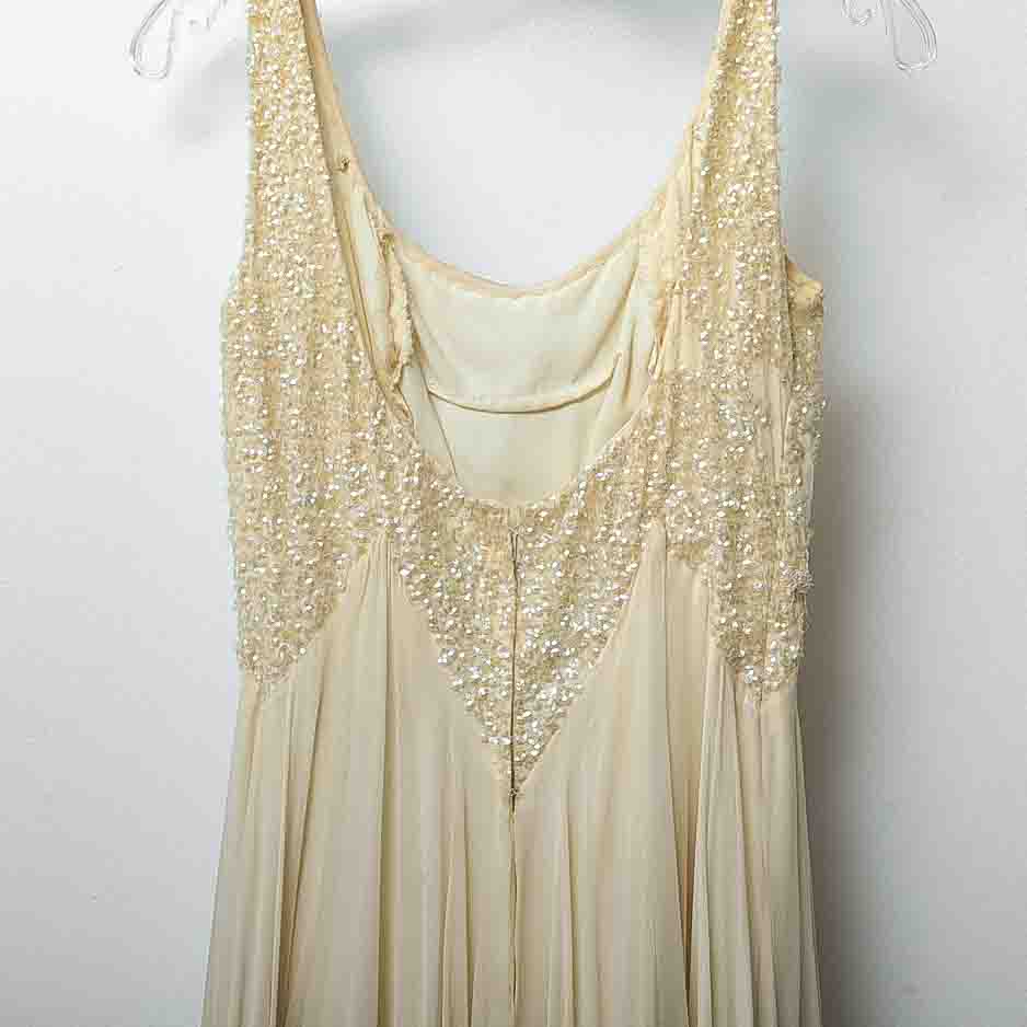 Vintage Ceil Chapman Sequined Cocktail Dress