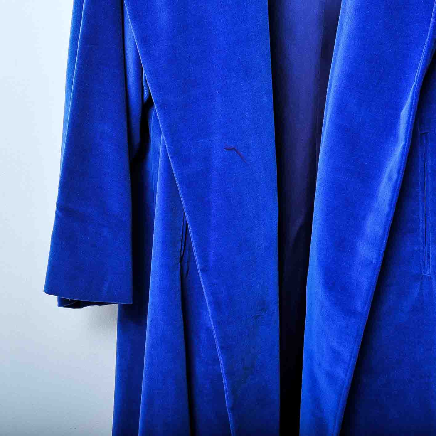 Vintage Makoff Royal Blue Velvet Jacket