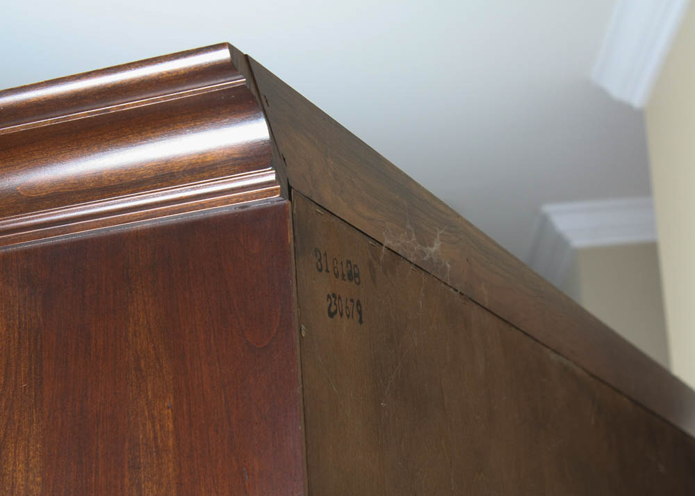 Mahogany Breakfront China Cabinet