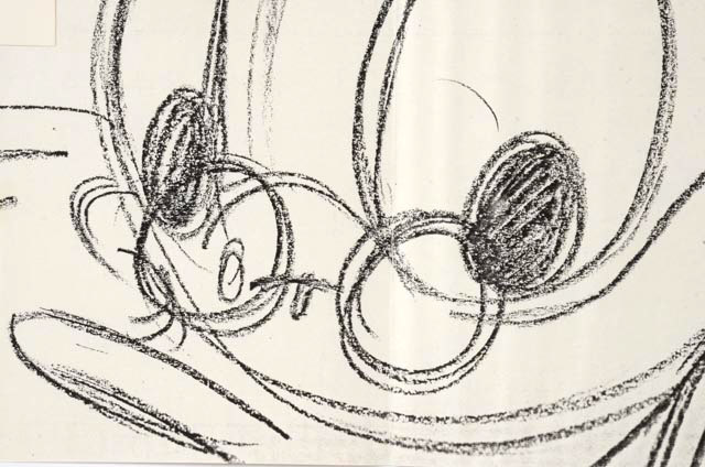 Ralph Kent Original Charcoal Sketch of Scrooge McDuck