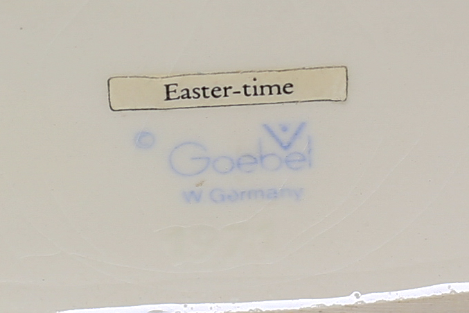 "Playmates" and "Easter Time" Goebel Hummel Figurines