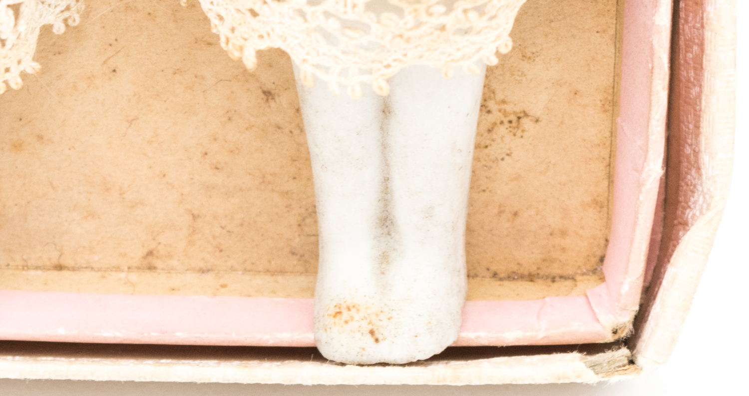 Three Sets of Vintage Japanese Bisque Mini Quintuplets Dolls