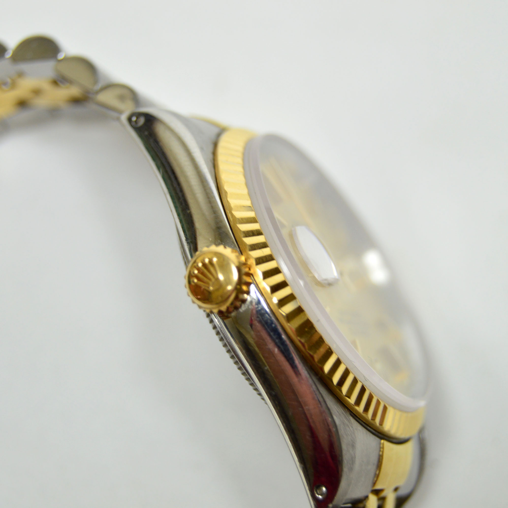 Men's Rolex Oyster Perpetual Datejust 18K Yellow Gold and Stainless Watch