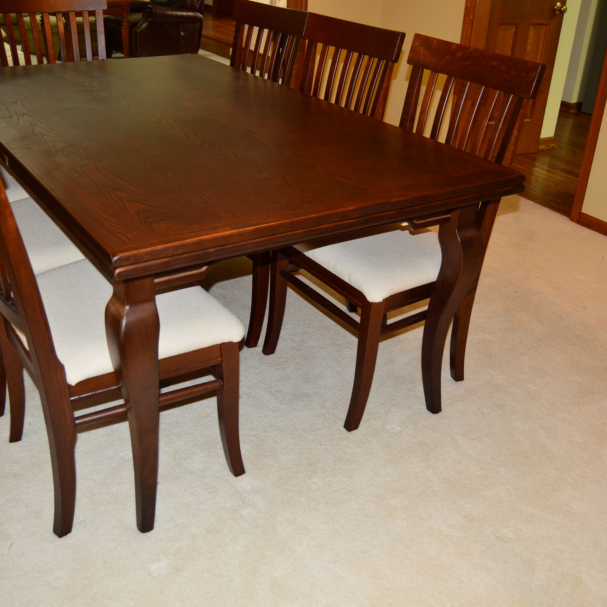 Arhaus Mission Style Dining Table And Chairs