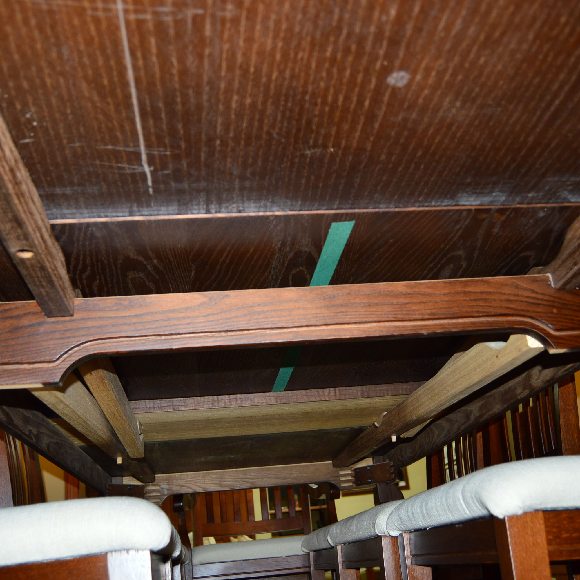 Arhaus Mission Style Dining Table And Chairs