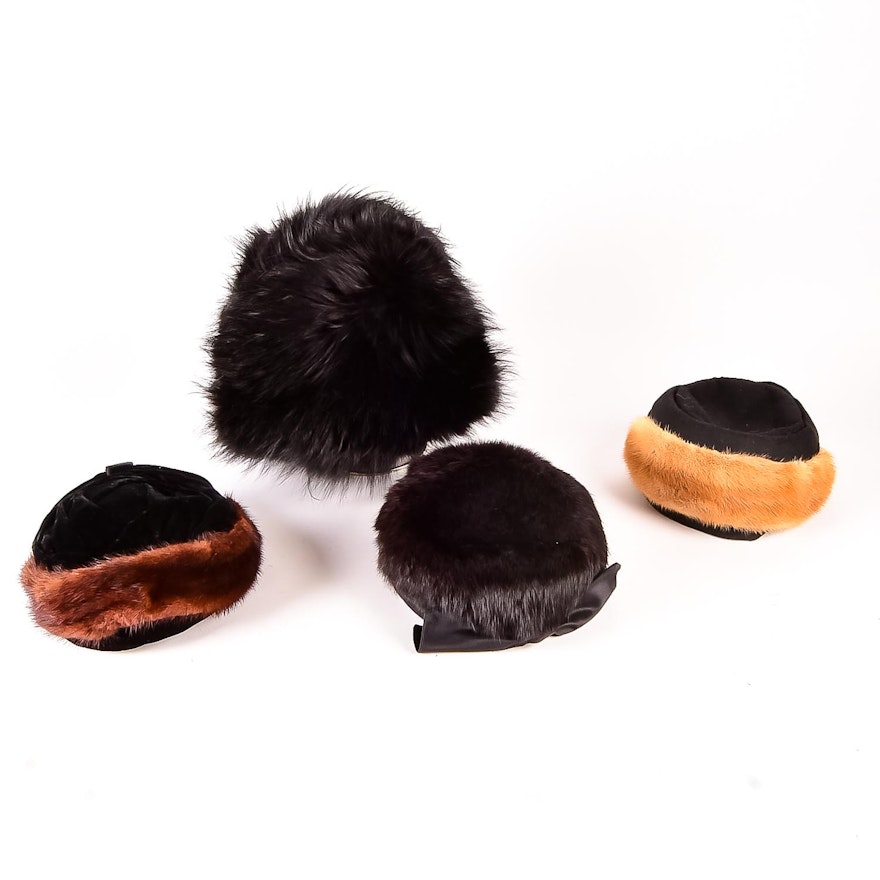 Women's Vintage Fur Hats