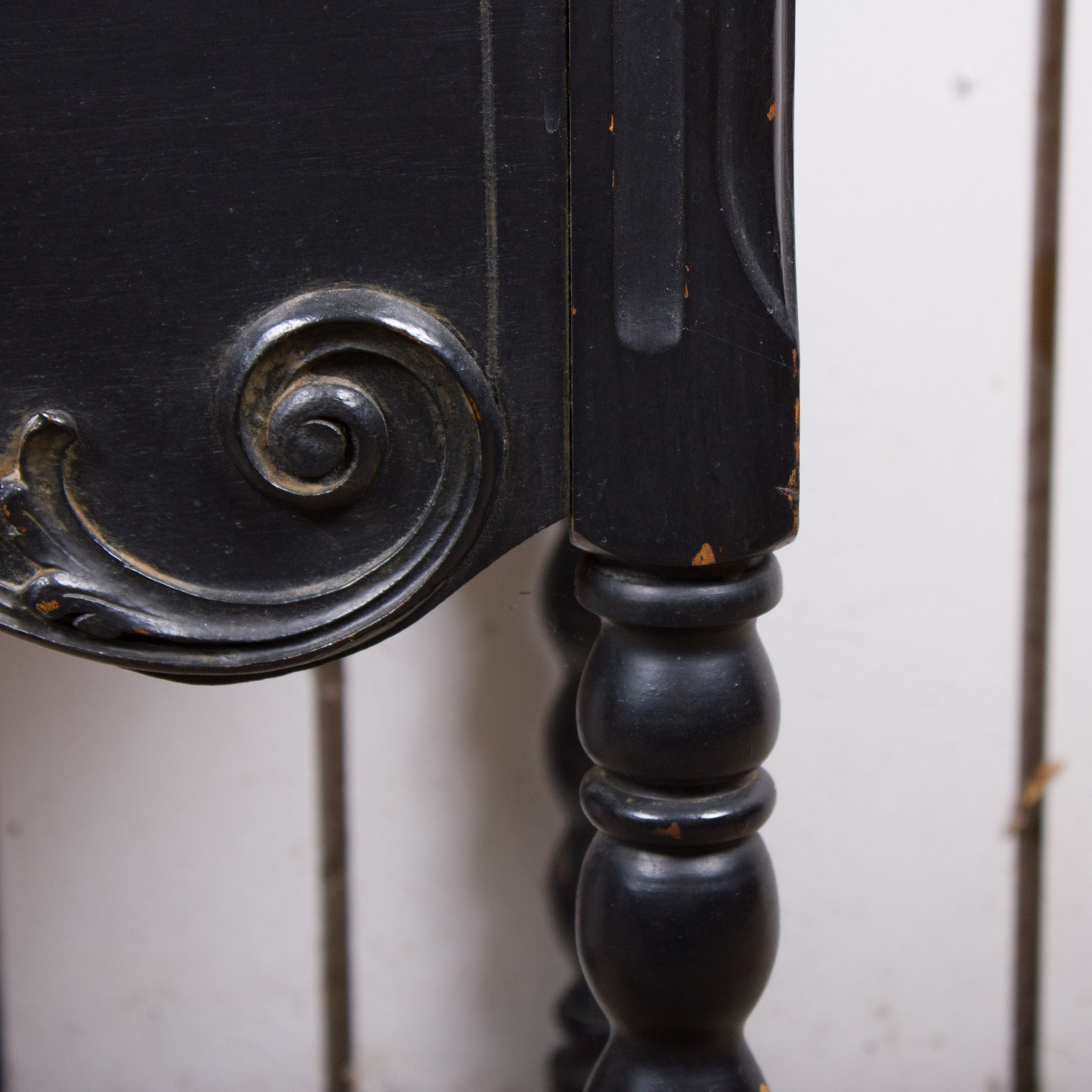 Vintage Black Cabinet