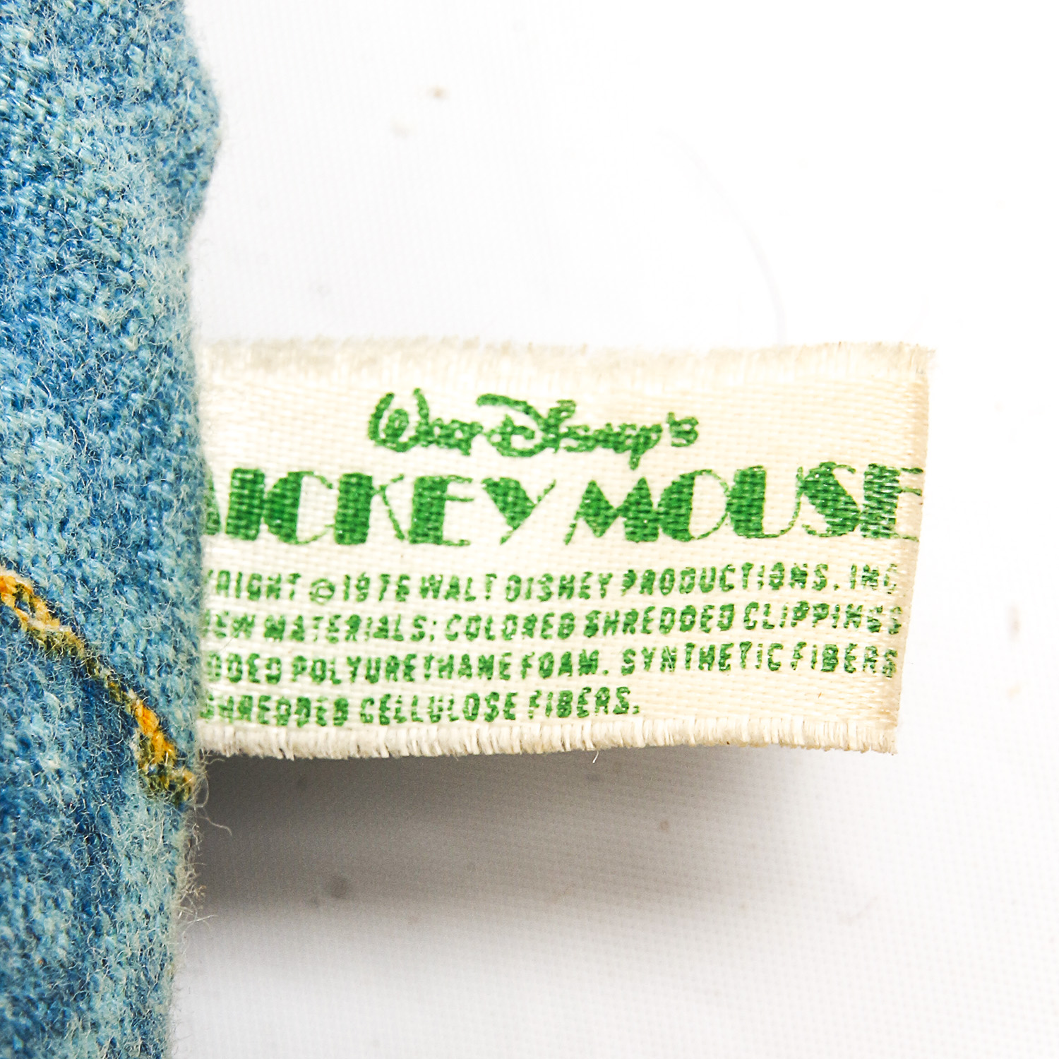 1976 Vintage Disney Mickey Mouse Plush by Knickerbocker