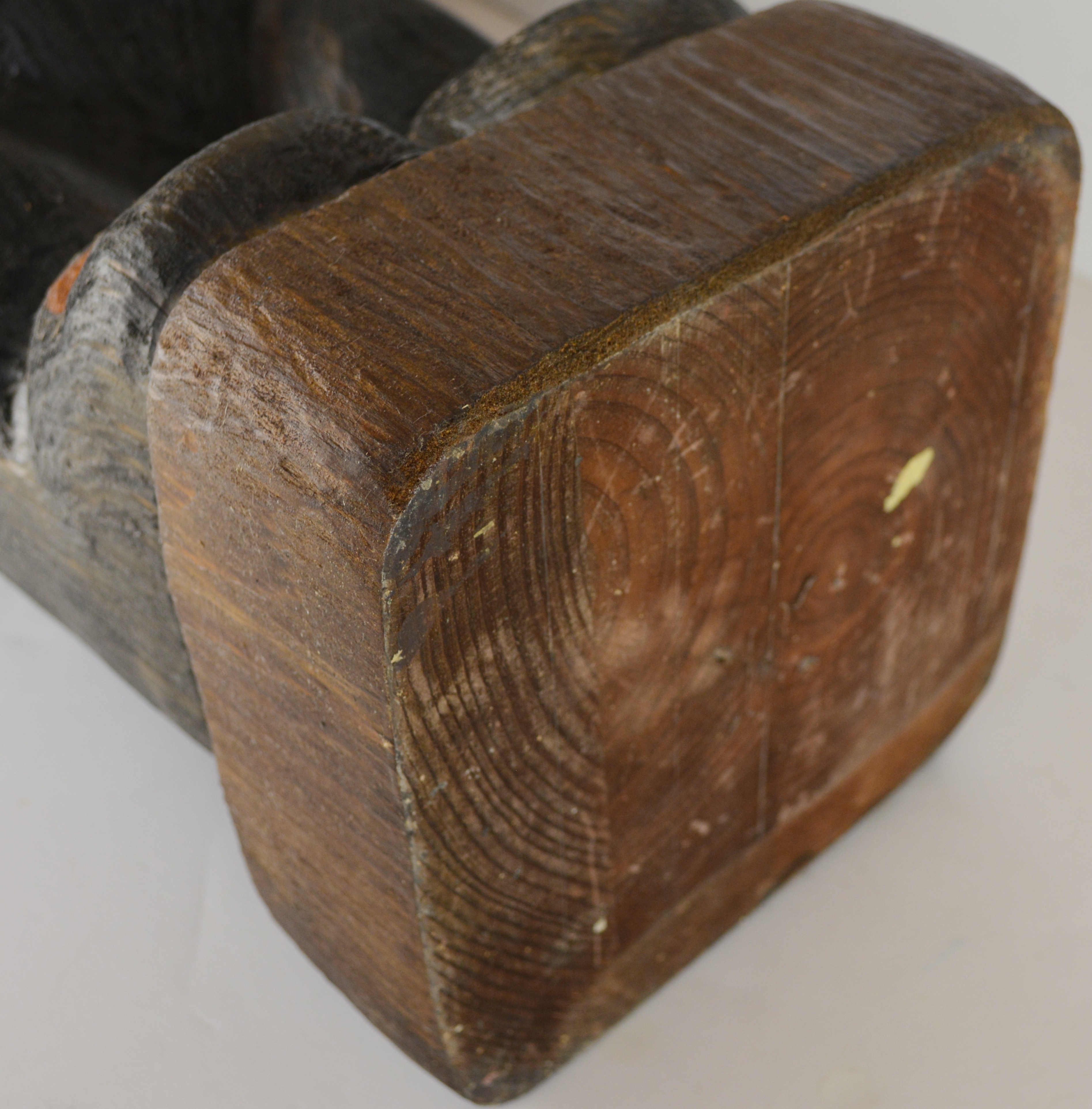 Wood Carved Black Bear and Catch of the Day