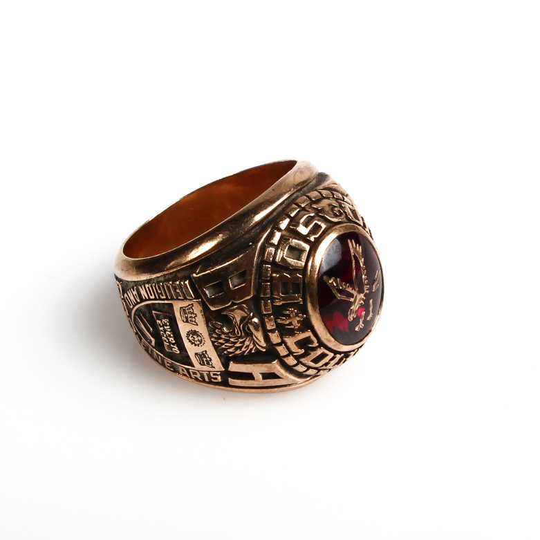 10K Yellow Gold Boston College 1978 Class Ring
