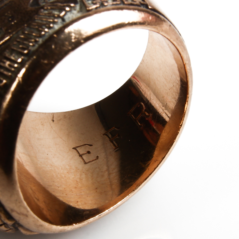 10K Yellow Gold Boston College 1978 Class Ring