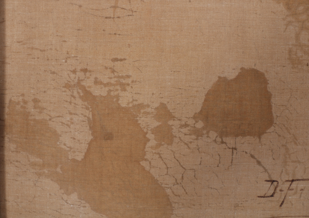 D.F Wentworth Signed Oil on Canvas "Autumn Morning"