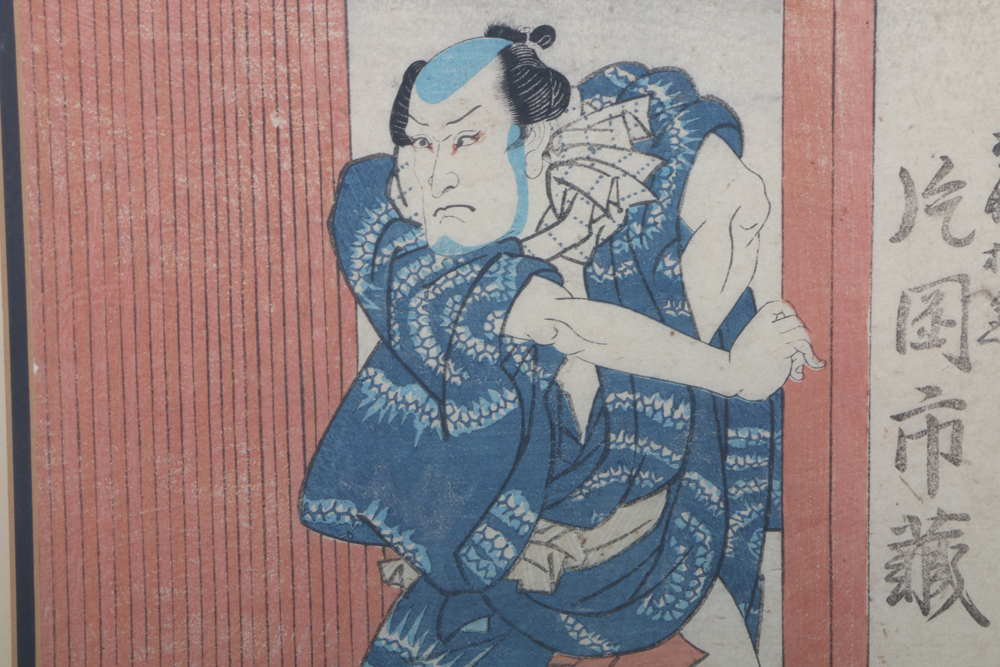 19th Century Japanese Ukiyo-e Woodblock Print by Utagawa Kunisada