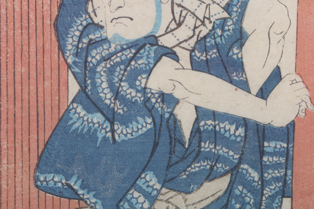 19th Century Japanese Ukiyo-e Woodblock Print by Utagawa Kunisada