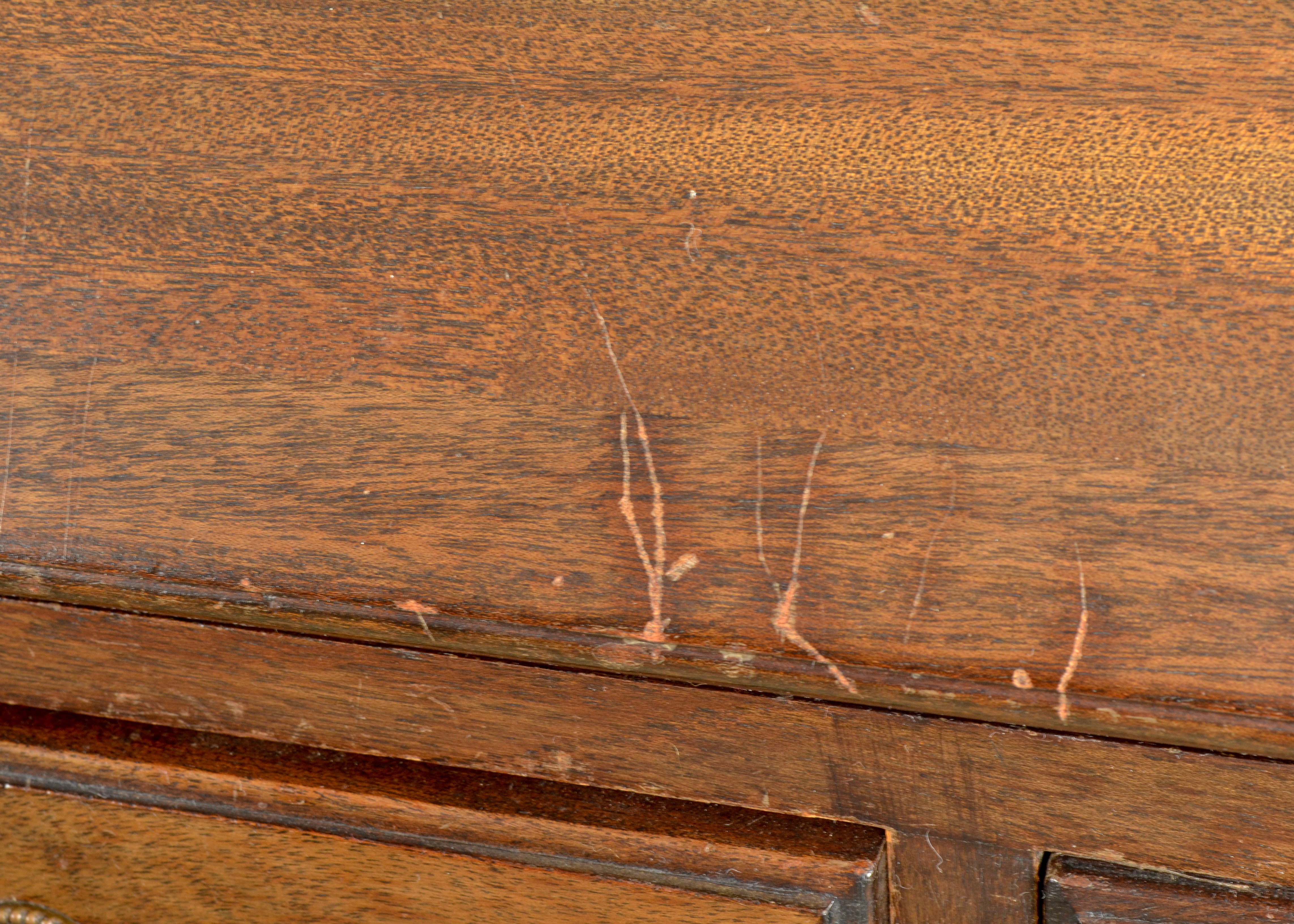 Vintage Oak Stained Secretary