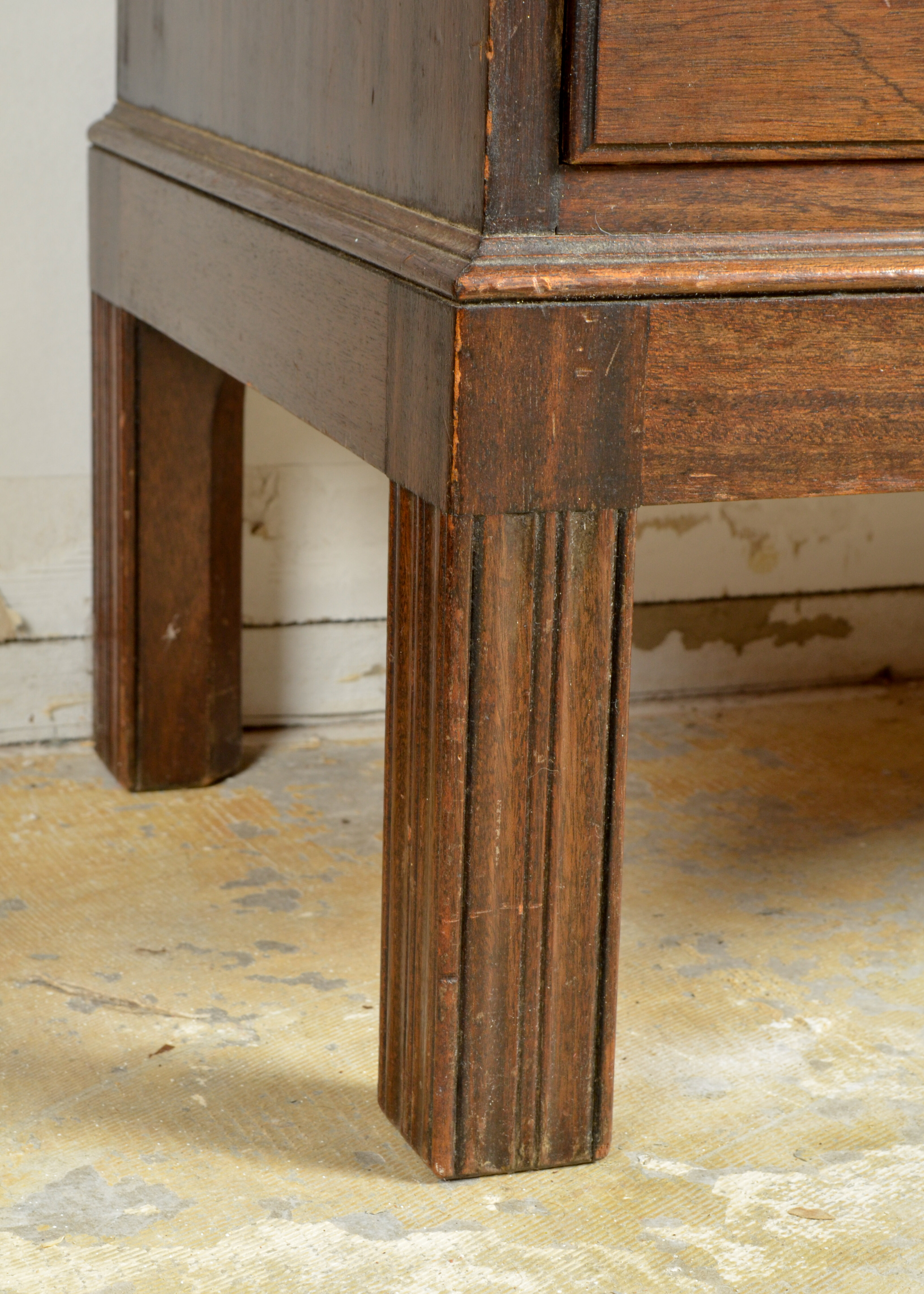 Vintage Oak Stained Secretary