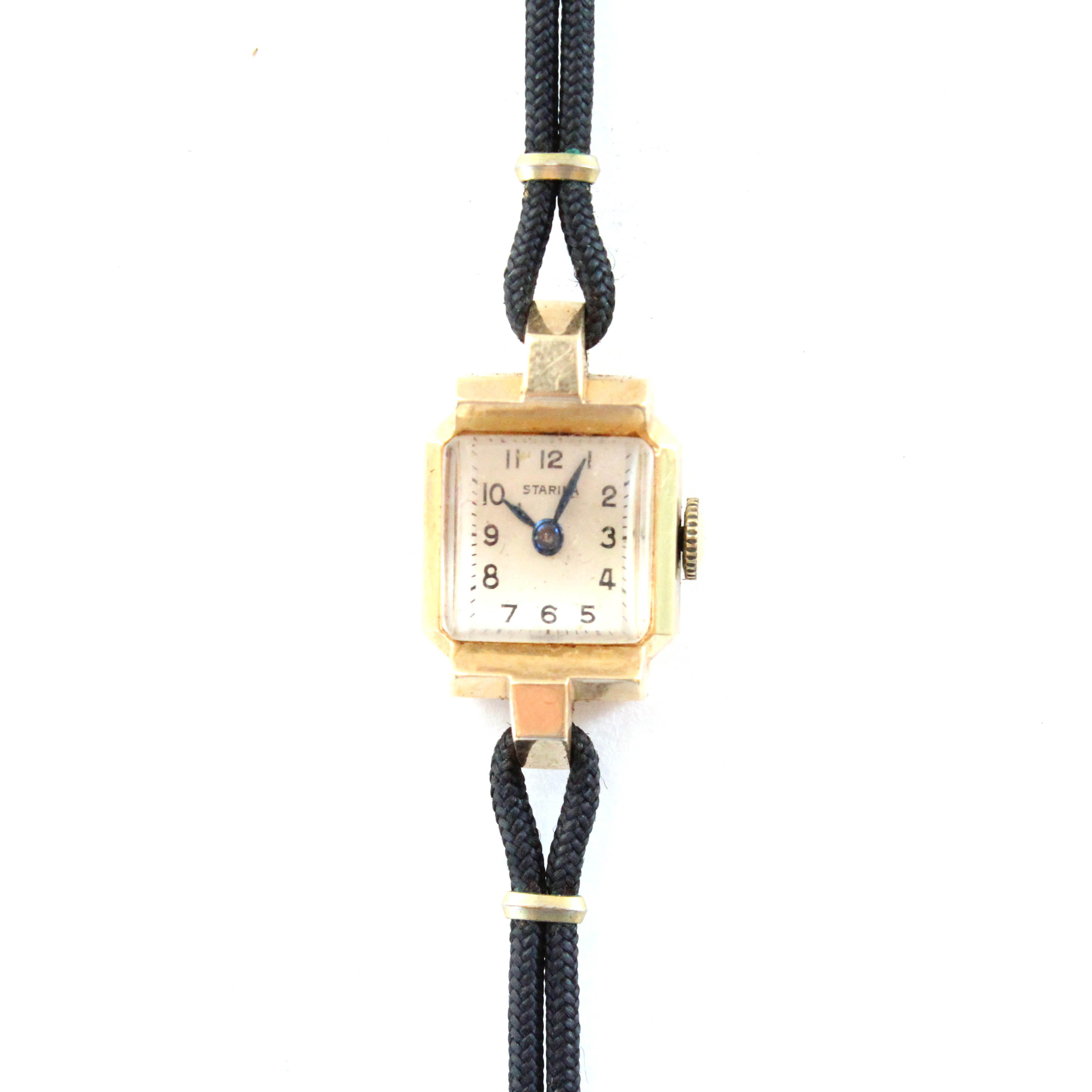 Vintage Starina 14K Yellow Gold Watch